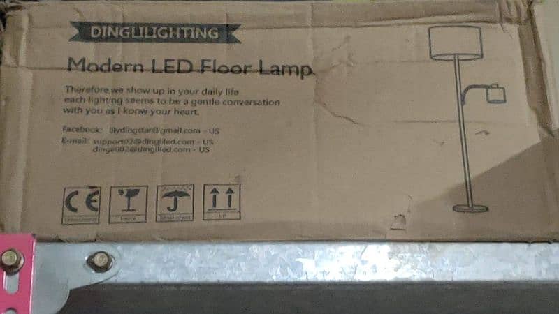 Floor Lamp Shade with Reading Light, Modern Living Room Floor Lamp i 2