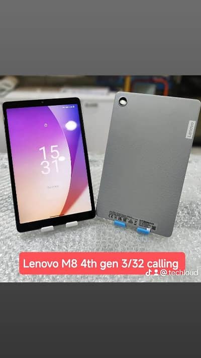 Lenovo M8 4th Gen 8 inch 3gb/32gb 4g LTE calling Non PTA New Tablet