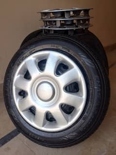 Almost New Original Dunlop Japanese Tyres for Daihatsu Mira