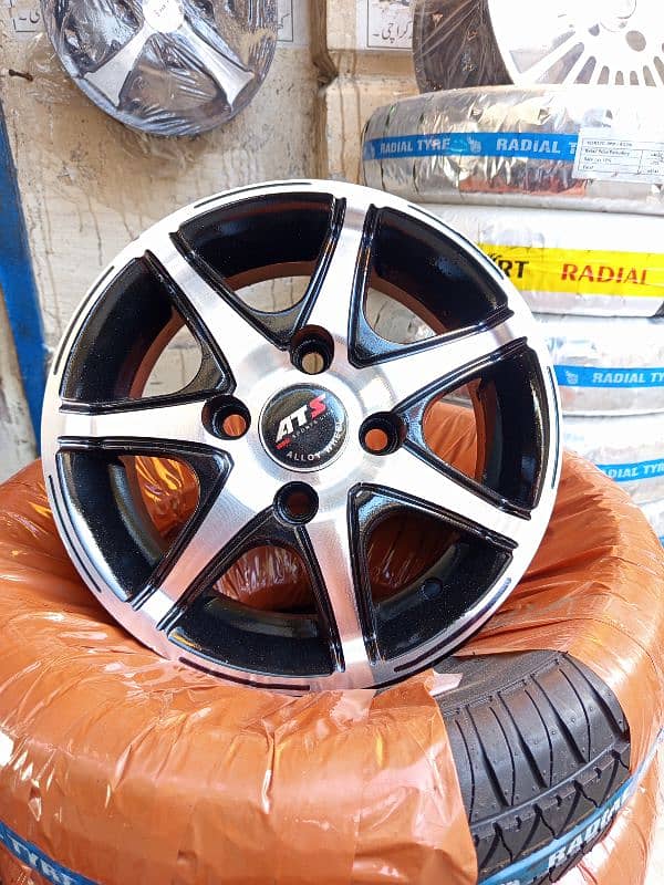 GENUINE ALLOY RIMS FOR SUZUKI HIROOF, MEHRAN AND ALTO ETC. 0