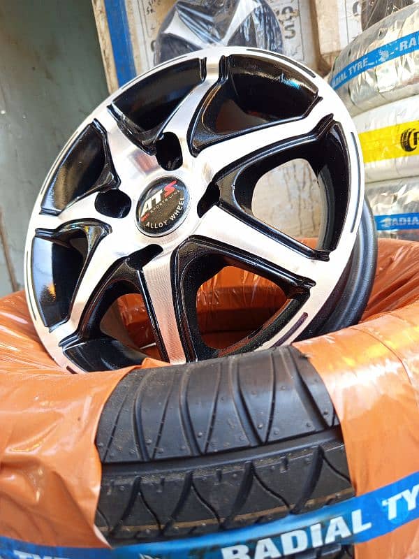 GENUINE ALLOY RIMS FOR SUZUKI HIROOF, MEHRAN AND ALTO ETC. 3