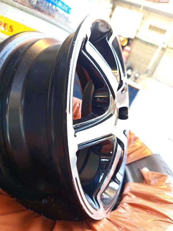 GENUINE ALLOY RIMS FOR SUZUKI HIROOF, MEHRAN AND ALTO ETC. 6