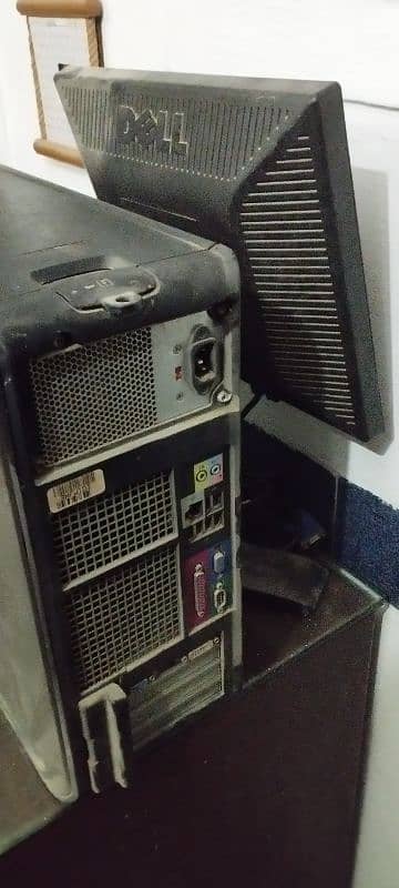 desktop dell CPU latest 8 gb ram dual processor 1 gaming card storage 1