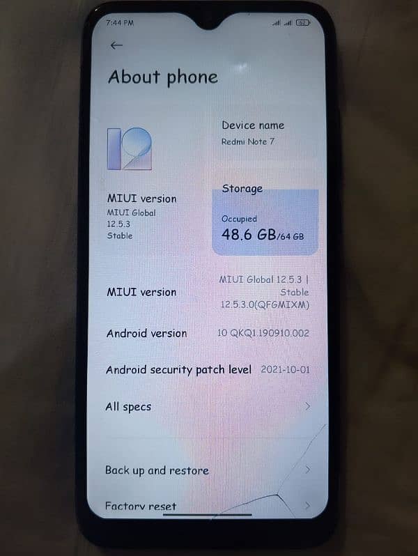 Xiaomi Redmi Note 7 in very good condition | Urgent Sale 10