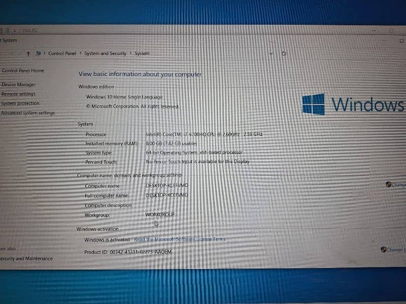 HP pavilion Notebook 5