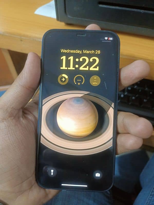 iPhone 12 jv (non active) with 2 brand new back cover 1