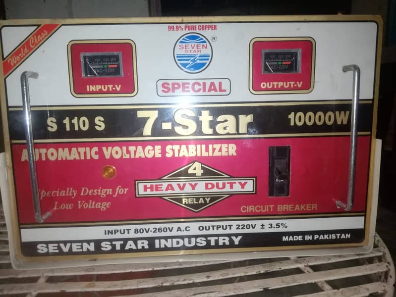 Stablizer 10000 Watts Heavy Duty Brand New Condition 10/10 0