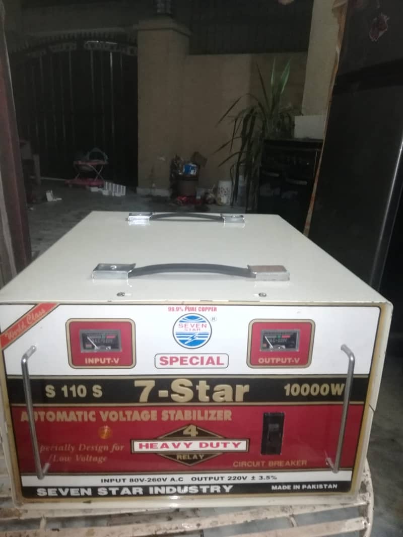 Stablizer 10000 Watts Heavy Duty Brand New Condition 10/10 1