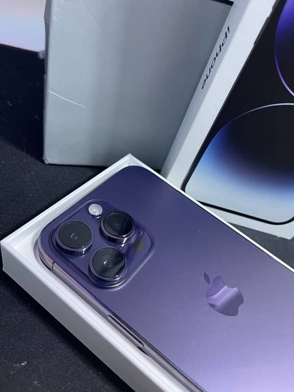 Iphone 14 pro max PTA approved imei match complete box 1