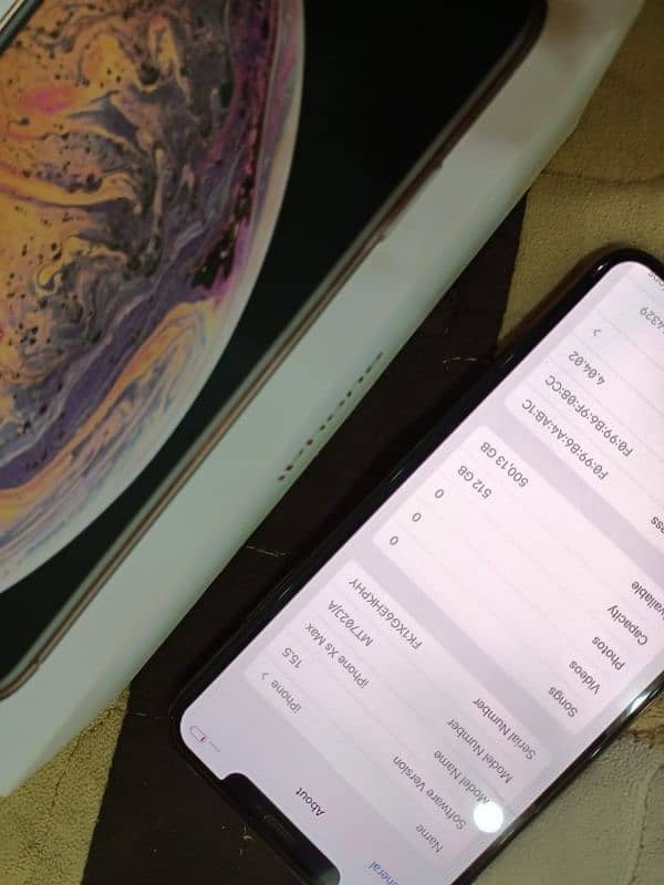iphone xs max 512gb memory pta approved and water pack 2