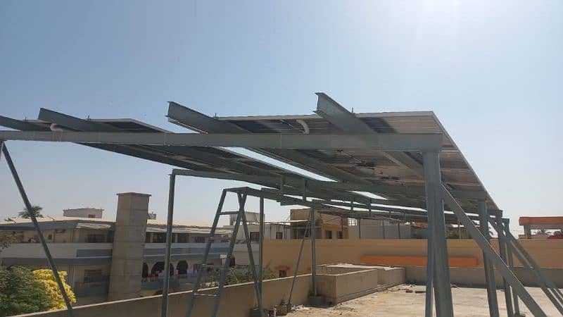 We specialize in custom-built solar panel structures 7