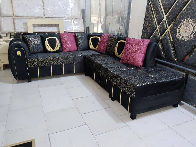 L shape sofa / corner sofa / six seater sofa / 3,2,1 sofa / sofa set 3