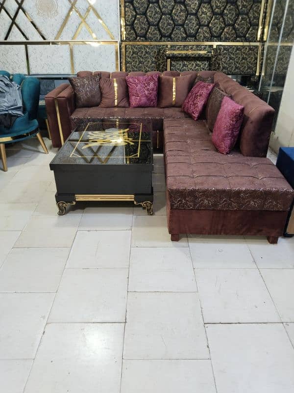 L shape sofa / corner sofa / six seater sofa / 3,2,1 sofa / sofa set 8