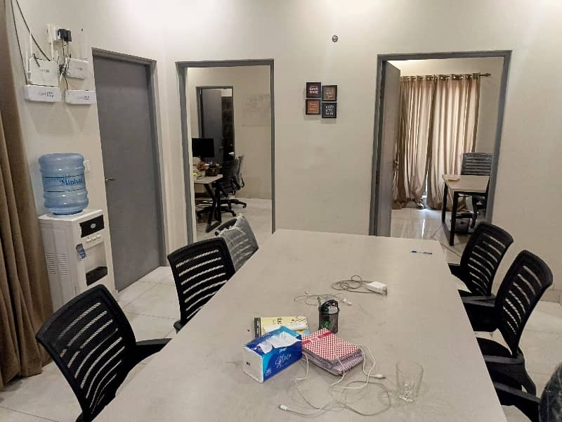 AllMost Brand New Building Fist Floor Flat Available For Office Use Near Shoukat khanam hospital 0