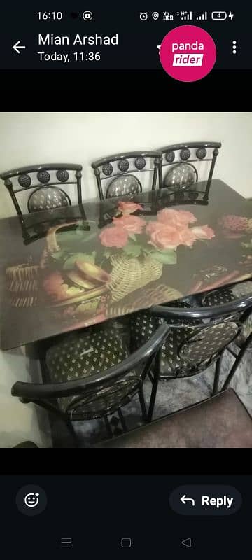 I am sale my dining table new 03016595204 1