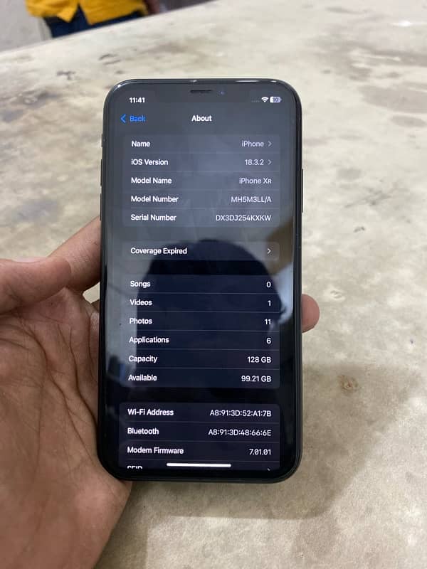 iPhone xr 5