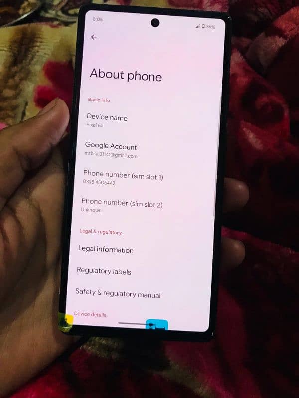 Google pixel 6a 1