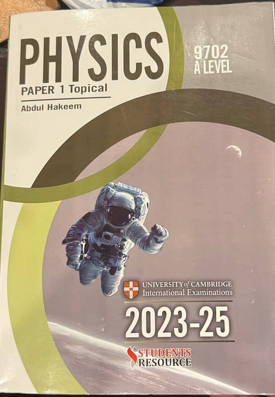 A level Physics 9702 Paper 1 Topicals 0