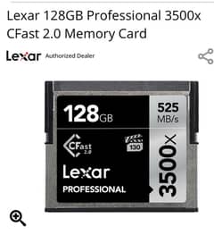 lexar 128 cfast card