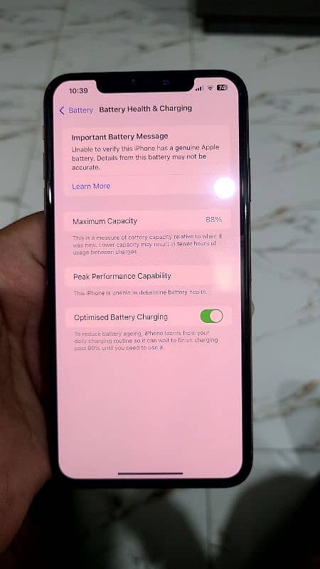 iphone XS Max PTA singal sim 256GB 5
