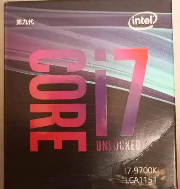 Intel i7 9700k Processor 0