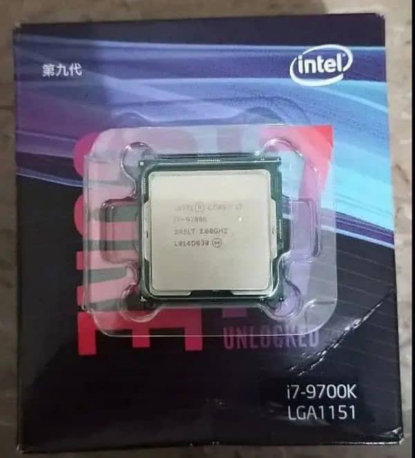 Intel i7 9700k Processor 1