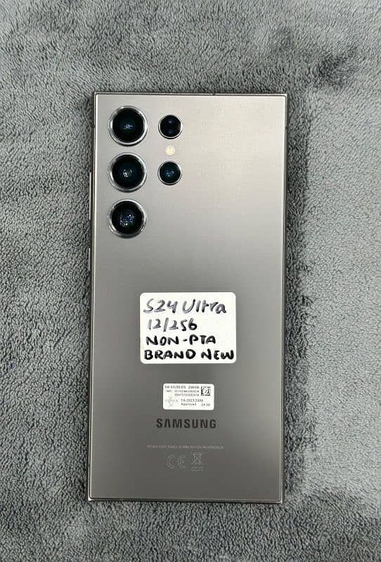 Samsung galaxy S24 ultra brand new Nonpta full simtime Black 0