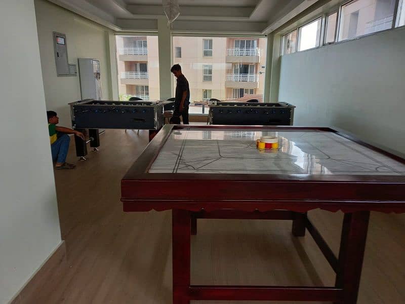 Football Game , Foosball , Pati , Snooker , Ludo , Chess ,Caroom Board 10