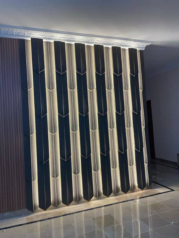 wall panels wallpapers false ceiling uv sheet PVC moulding 6