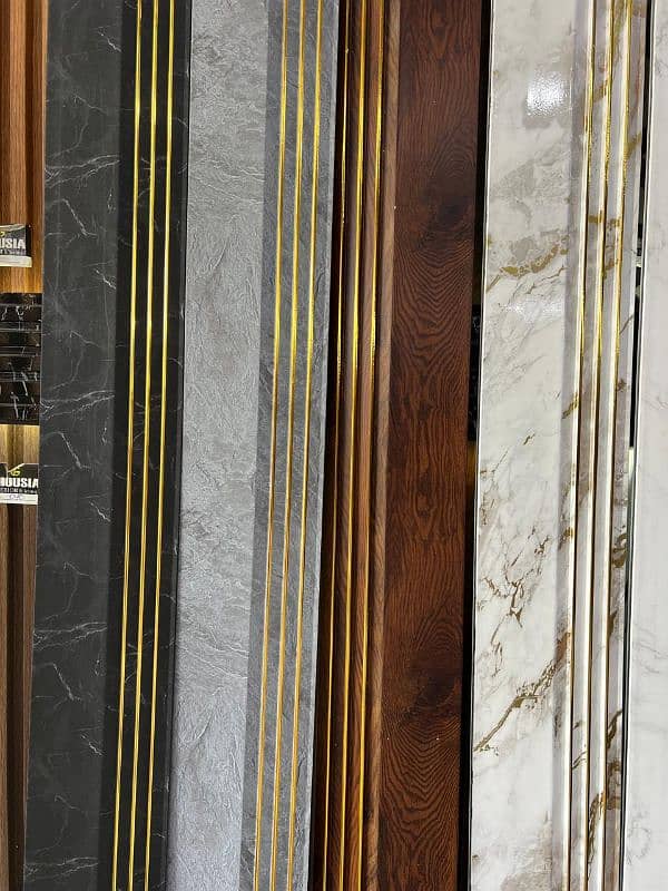 wall panels wallpapers false ceiling uv sheet PVC moulding 11