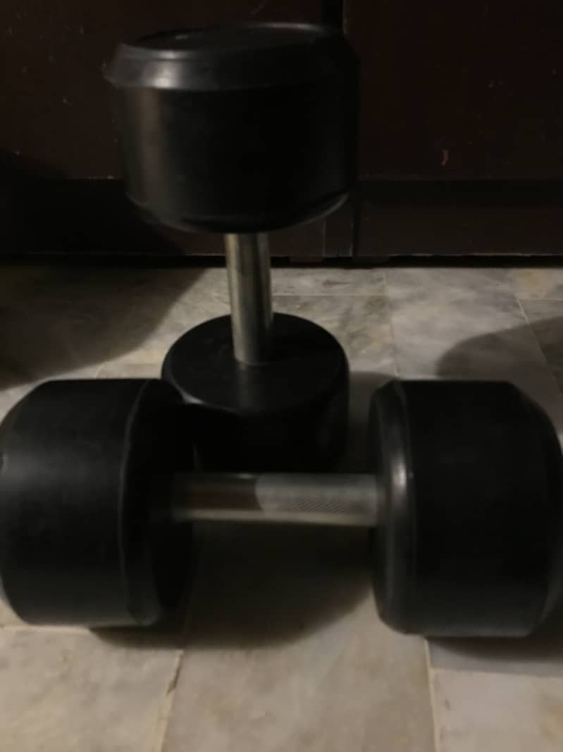 2* 10Kg Dumbbells 1