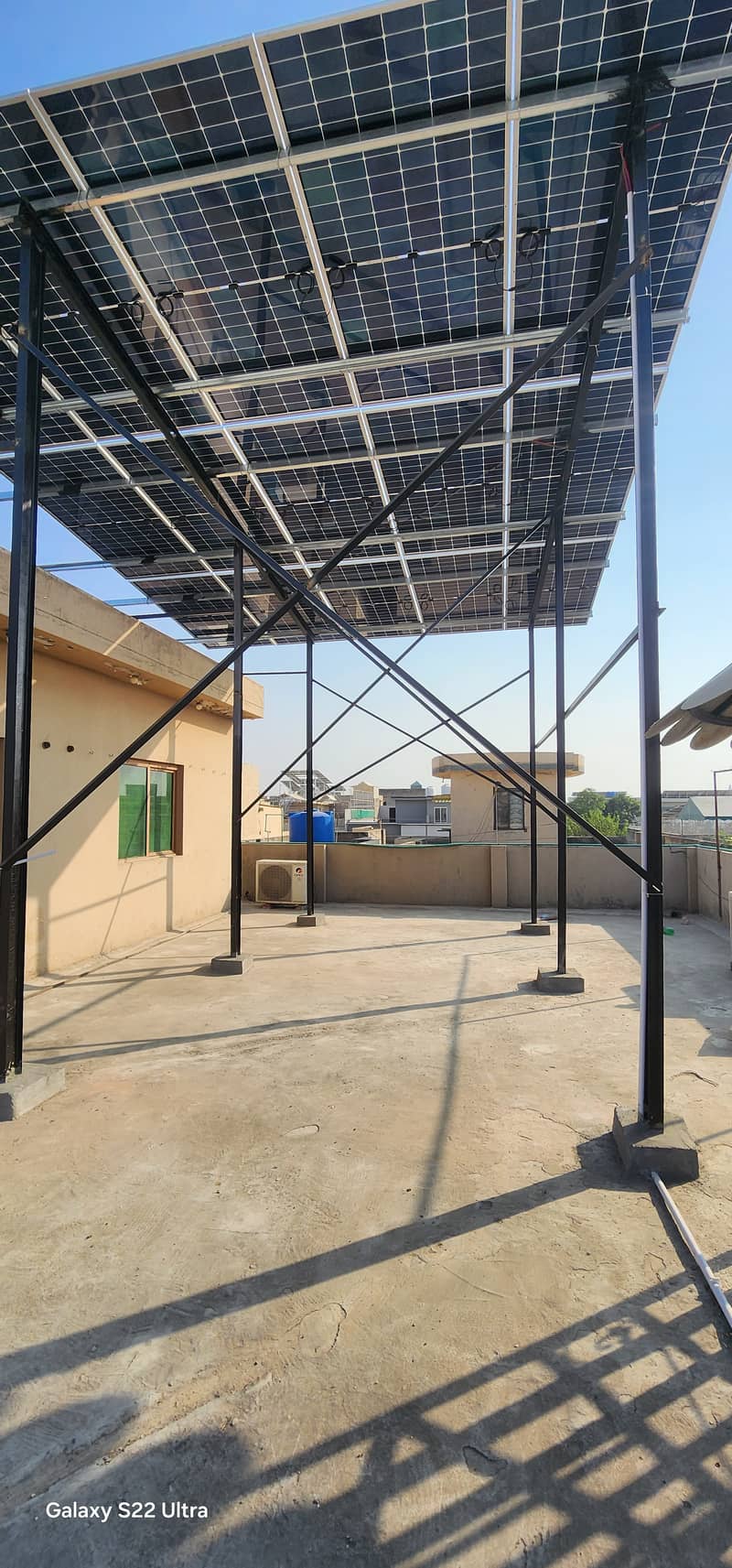 Solar Elevated Structure || Solar Installation || Solar panels 1
