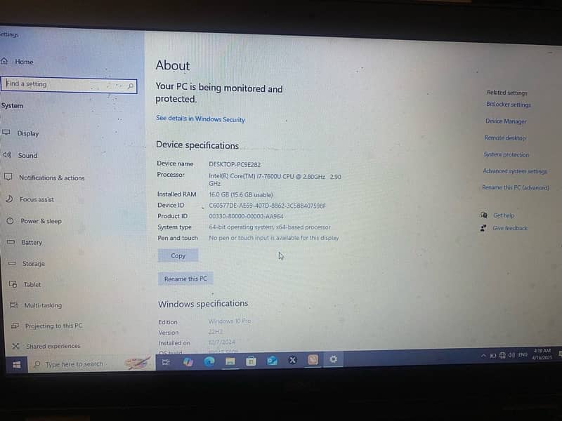 Dell Latitude 5580 i7 7th generation 6