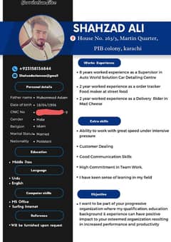 I need for delivery rider job