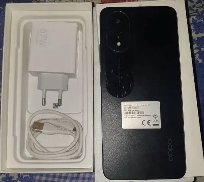 i am selling phone oppo a38 6 ram +128 just open box i need cash 0