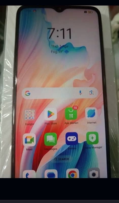 i am selling phone oppo a38 6 ram +128 just open box i need cash 1