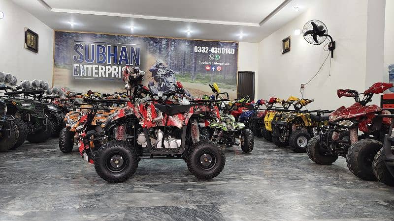 Brand New 124cc Sports BMW Atv Quad 4 Wheels Bikes Delivery In All Pak 4
