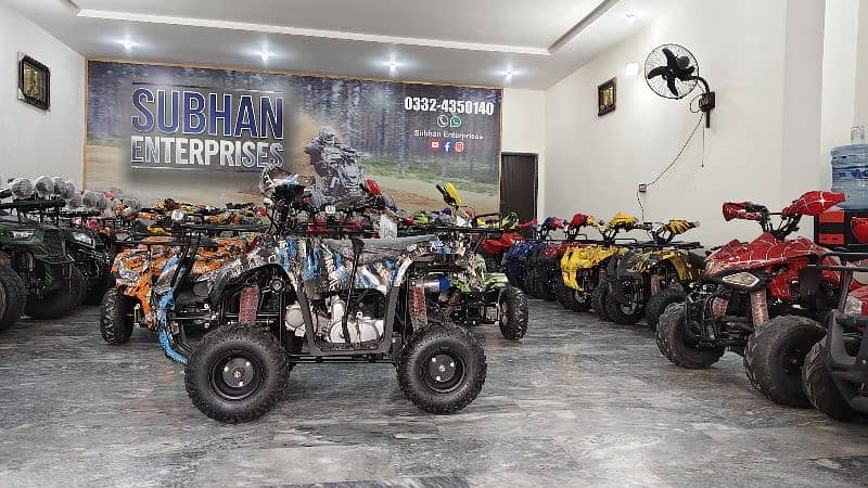 Brand New 124cc Sports BMW Atv Quad 4 Wheels Bikes Delivery In All Pak 7