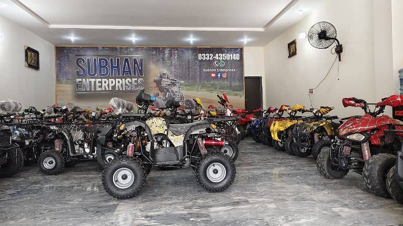 Double Disk Breaks 125cc Hammer Jeep Atv Quad  Delivery In Al Pakistan 4
