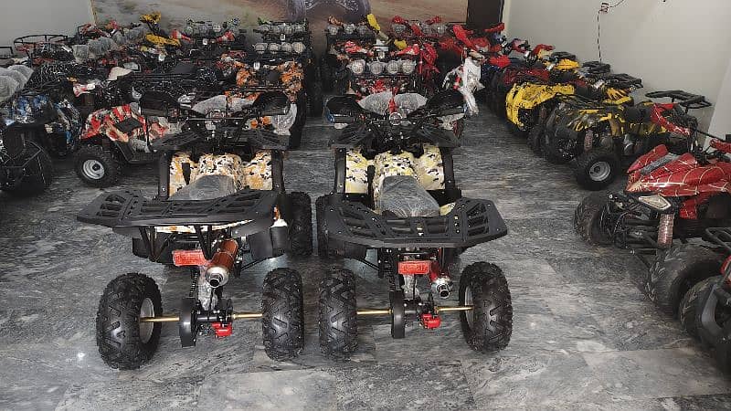 Double Disk Breaks 125cc Hammer Jeep Atv Quad  Delivery In Al Pakistan 8
