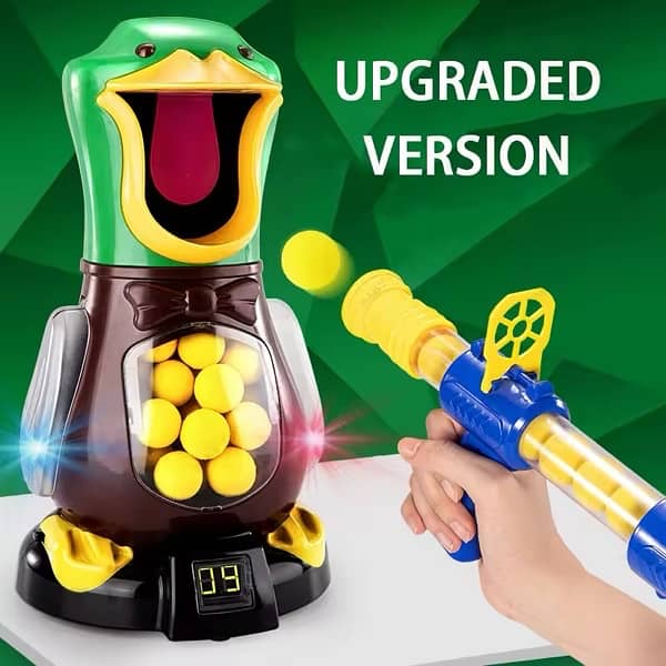 Toy Gun, Pump action toy gun with moving target & soft ball counter! 3