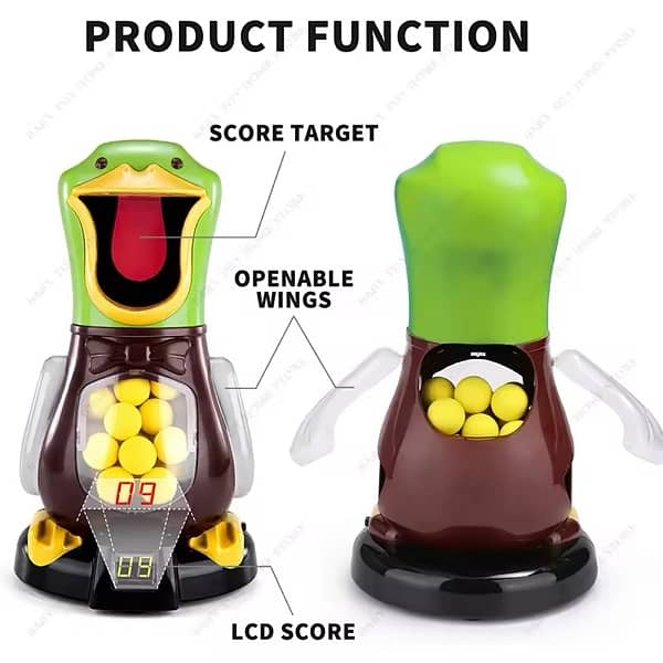 Toy Gun, Pump action toy gun with moving target & soft ball counter! 4