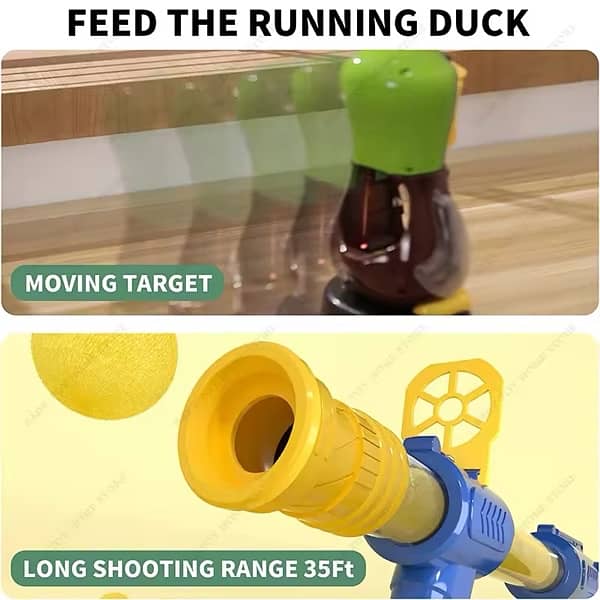 Toy Gun, Pump action toy gun with moving target & soft ball counter! 6