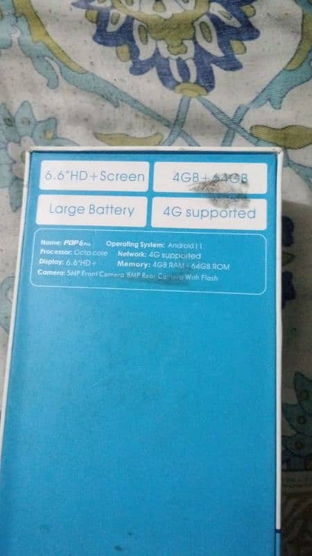 tecno pop 6 pro 6