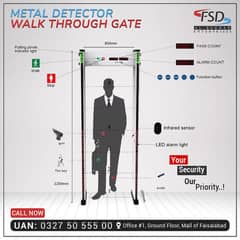 WALK THROUGH GATES GARRETT PD6500i /DAHUA/HIKVISION/ZKTECO
