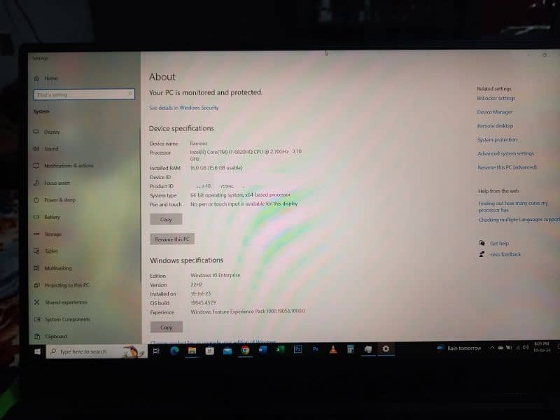 Dell Laptop | Precision 5520 i7-6820HQ | Laptop For Sale 1
