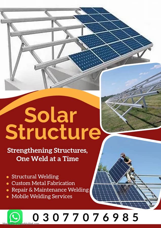 Solar Structure | Elevated Solar Structure | Solar Stand  Services 2
