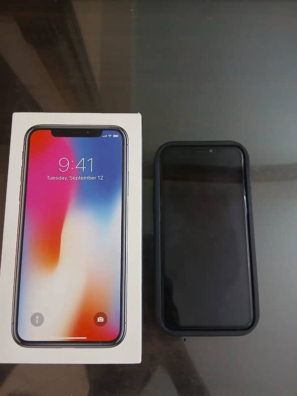 Iphone X pta approved 256 GB 10/10 with box 1