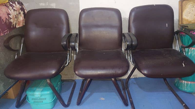office sitting chair leather poshing 3