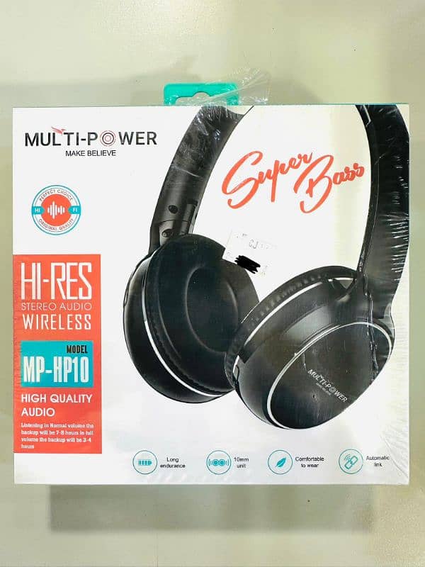 Multi Power MP-HP10 Wireless Stereo Headphone 0